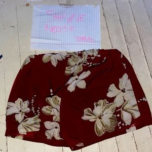 Floral shorts